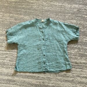 Eileen Fisher linen shirt  XS